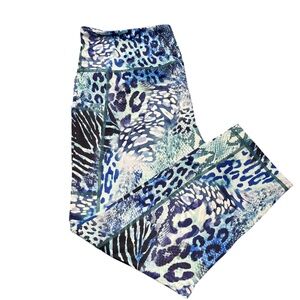 CVG Constantly Varied Gear Wild Thing Blue Capri Leggings